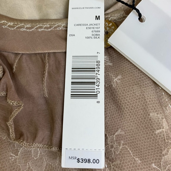 Elie Tahari Caressa Silk and Lace Jacket - Picture 13 of 15